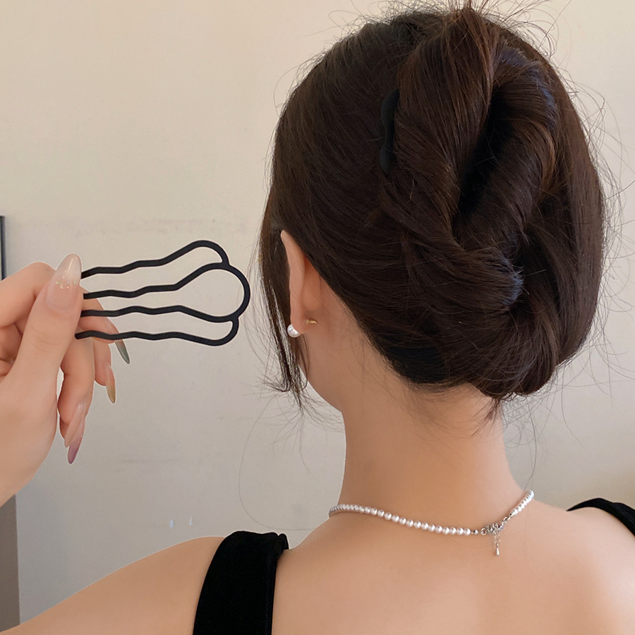 Women Accessories On Sale - Metal U-Shaped Hair Fork Combs Simple
