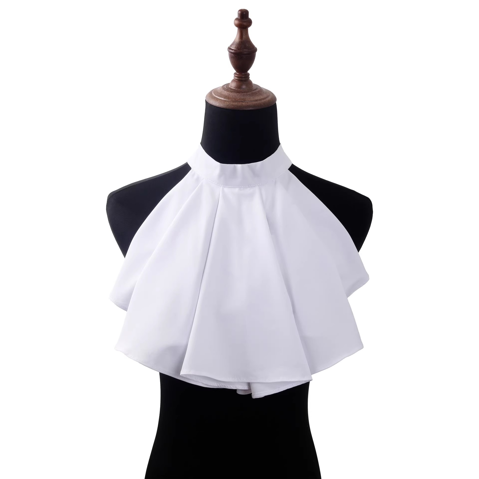 Women'S Victorian Accessories - Victorian Neck Collar Ruffled Lace Jabot