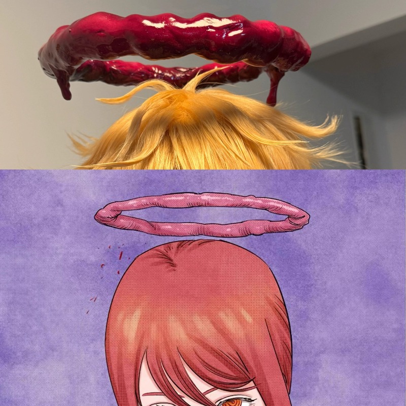 Anime Makima Cosplay Chainsaw  - Women'S Red Accessories recension och pris