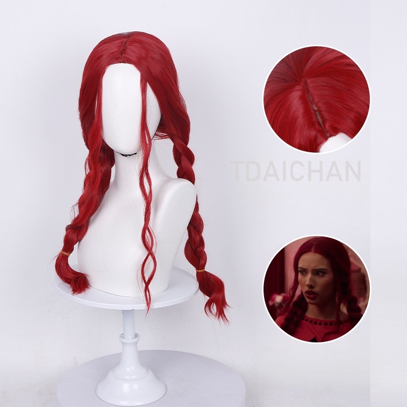 Curly Cosplay Wig Red princess - Women'S Red Accessories recension och pris