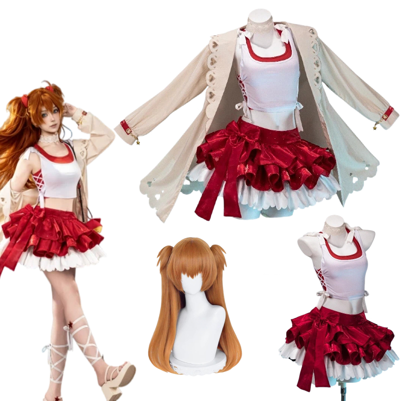 Anime Asuka Cosplay Langley So - Women'S Red Accessories recension och pris