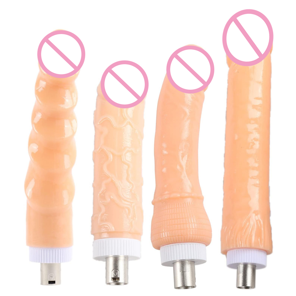4pcs Sex Machine 3XLR Attachme - Women Accessories Combo recension och pris
