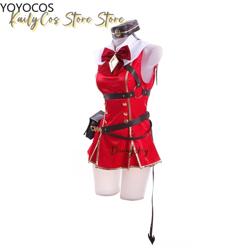 Gold Ship Cosplay Costume Wig  - Women'S Red Accessories recension och pris