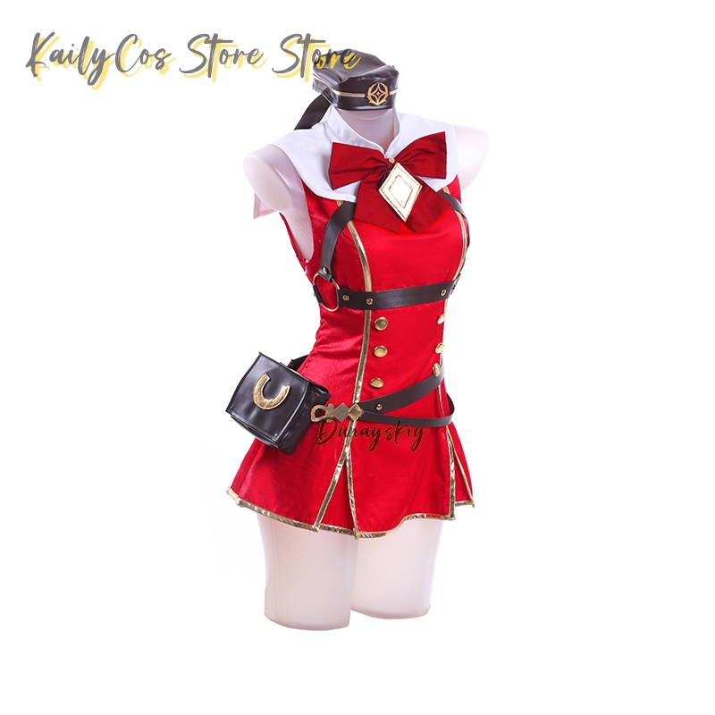 Gold Ship Cosplay Costume Wig  - Women'S Red Accessories recension och pris