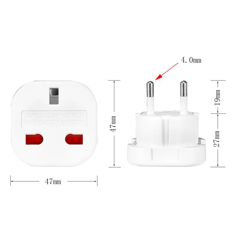 UK To EU Euro Electric Travel  - Women Accessories In Uk recension och pris
