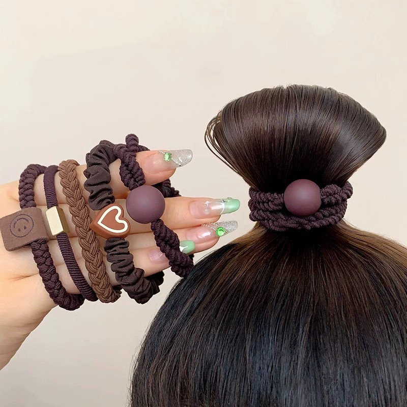 5/10pcs Simple Heart Ball Char - Women Accessories Combo recension och pris
