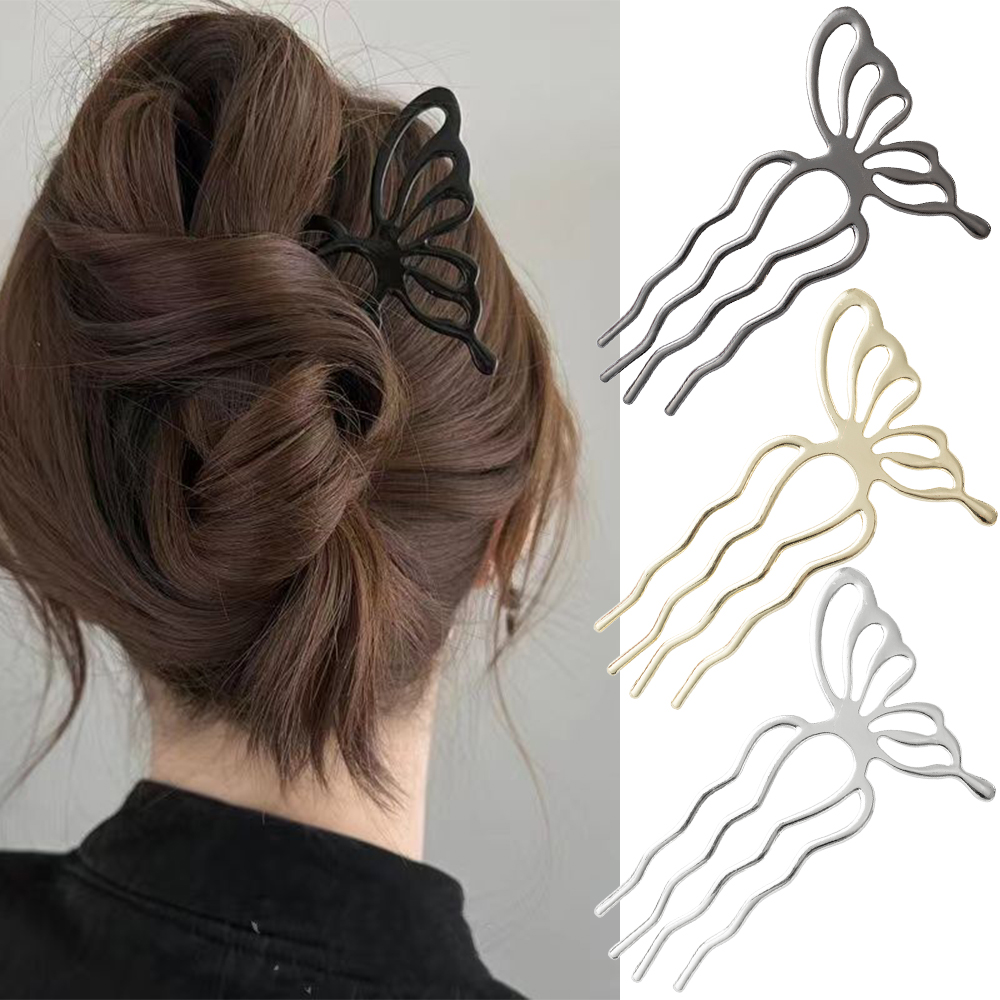 Korean Butterfly U Shape Hair  - Women Accessories On Sale recension och pris