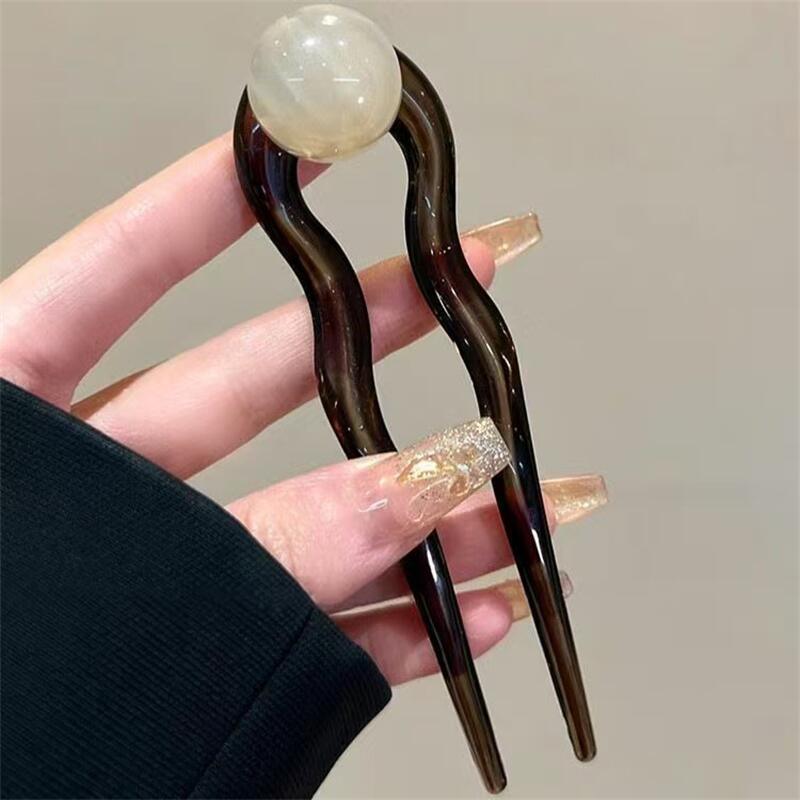 Fashion Colored Pearl U-Shaped - Women Accessories On Sale recension och pris