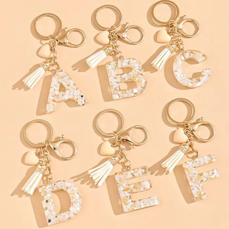 A-Z English Keychain Tassel Re - Women Accessories In English recension och pris