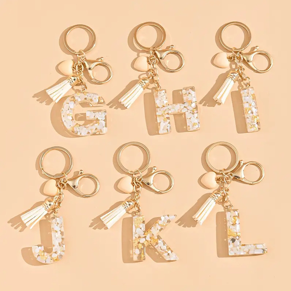 A-Z English Keychain Tassel Re - Women Accessories In English recension och pris