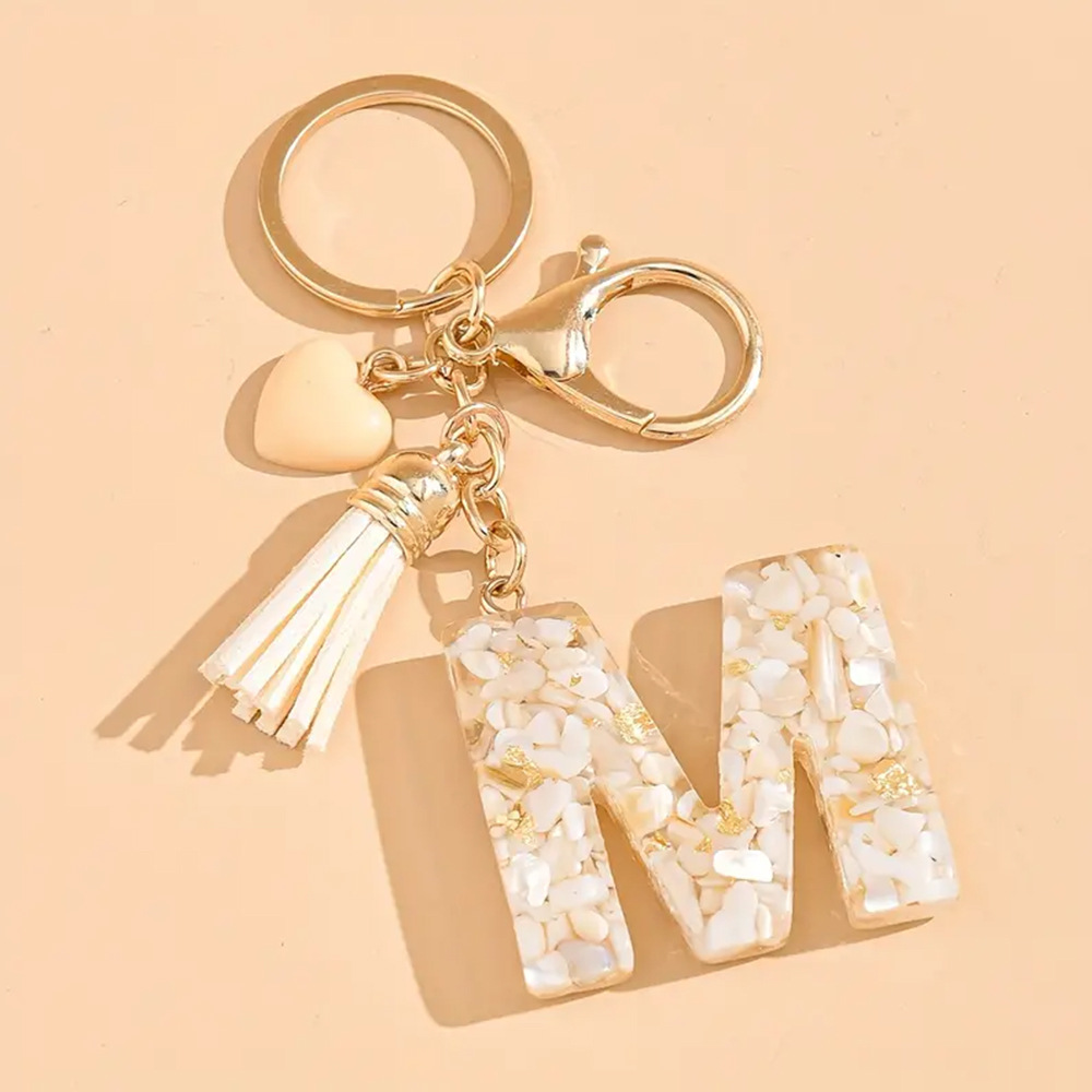 A-Z English Keychain Tassel Re - Women Accessories In English recension och pris