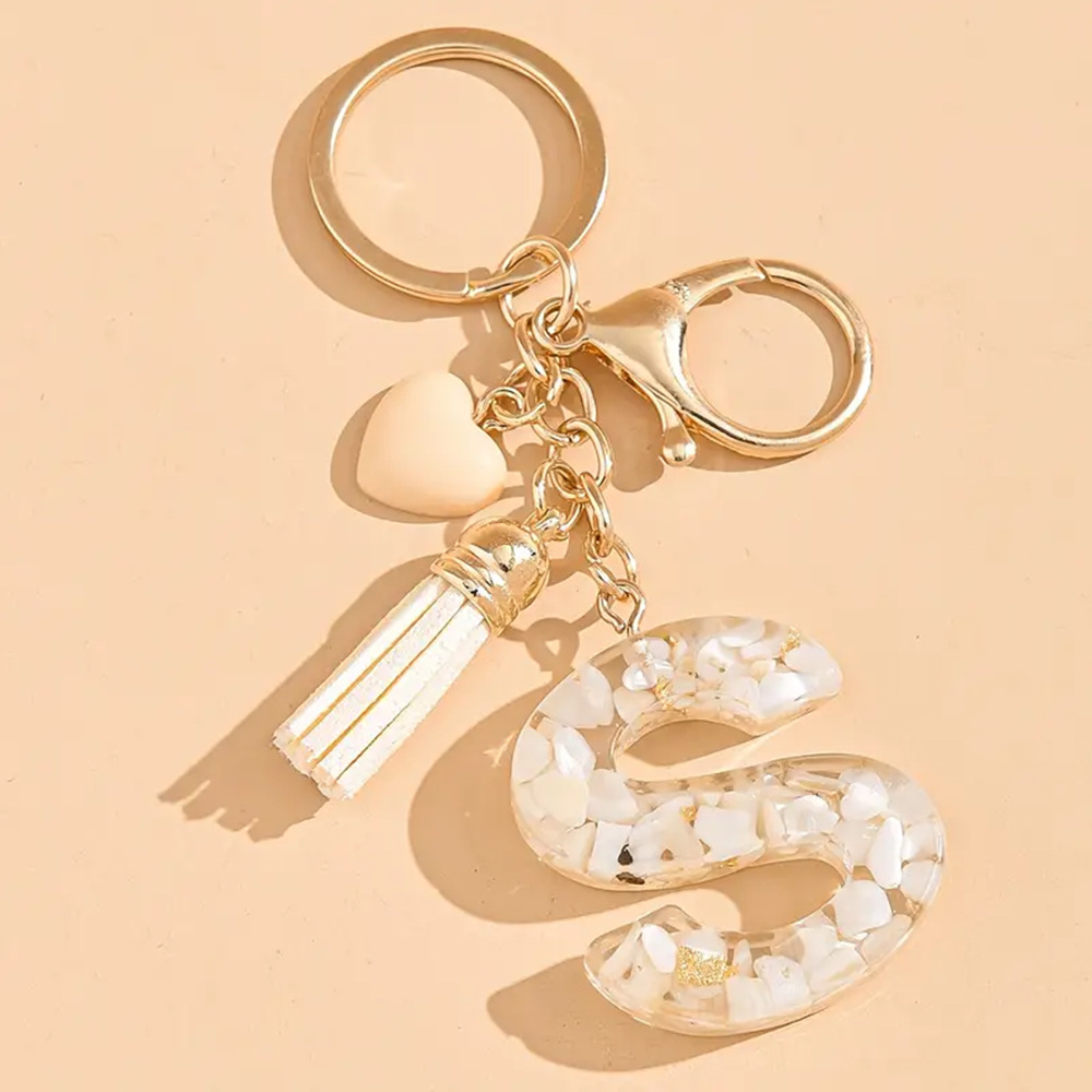 A-Z English Keychain Tassel Re - Women Accessories In English recension och pris