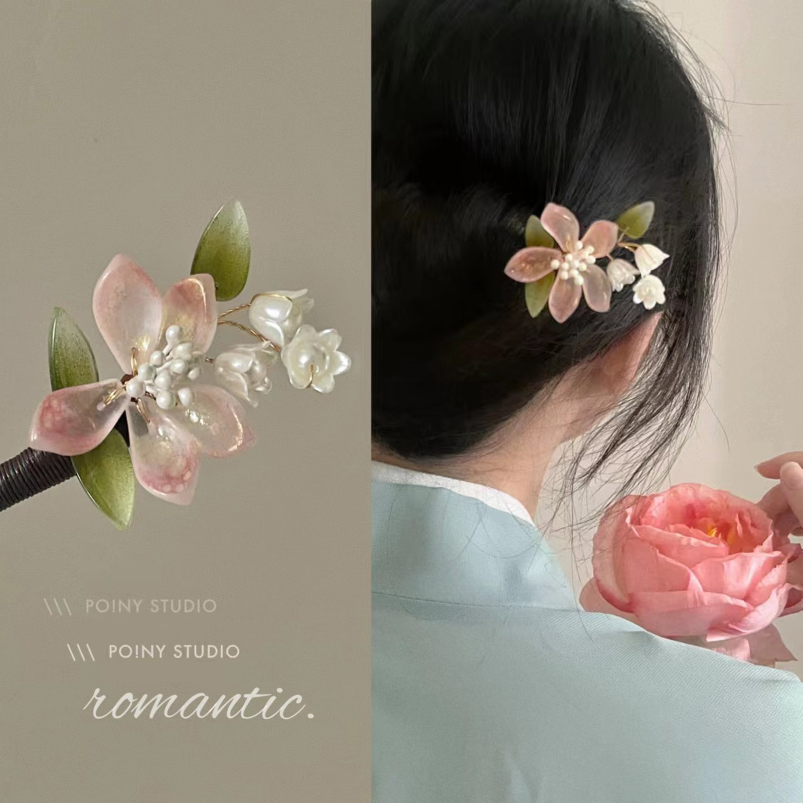 Chinese Style Flower Tassel Ha - Women Accessories On Sale recension och pris