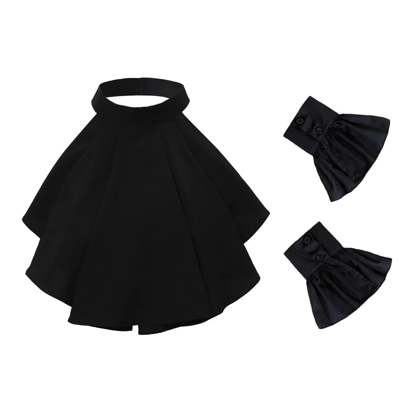 Victorian Neck Collar Ruffled  - Women'S Victorian Accessories recension och pris