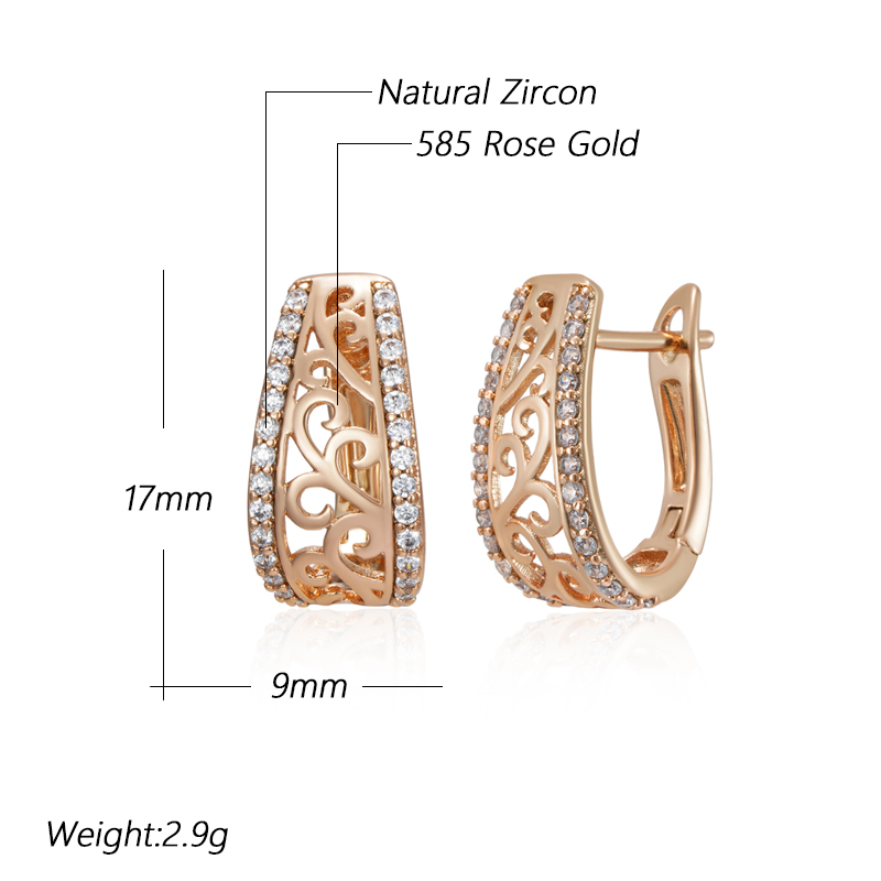Kienl Hot 585 Rose Gold Color  - Women Accessories In English recension och pris