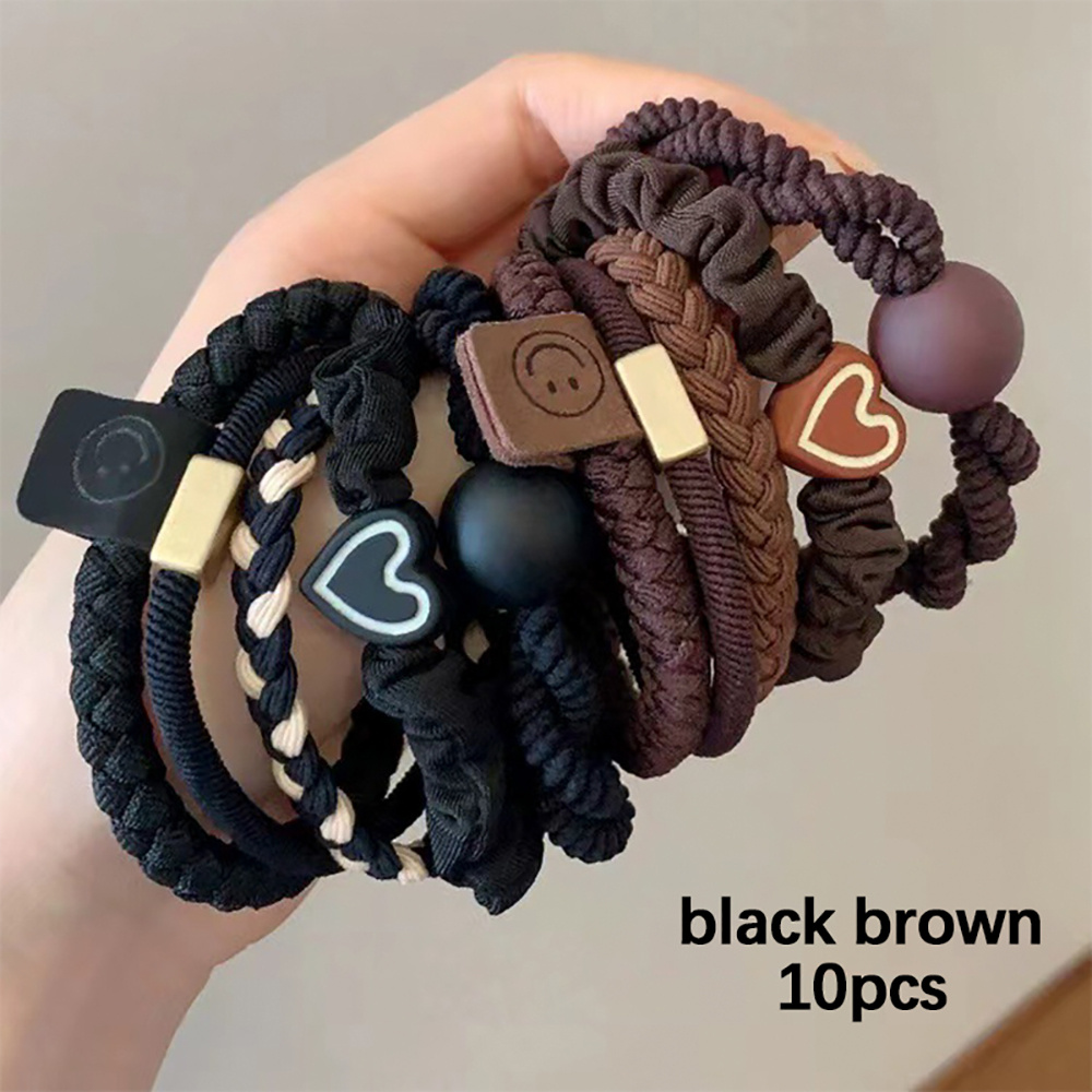 10pcs Mixed Styles Hair Ties H - Women Accessories Combo recension och pris