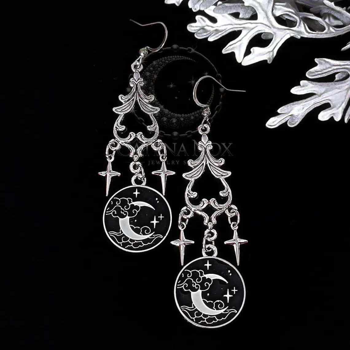 Moon Magic Earring,Gothic Jewe - Women'S Victorian Accessories recension och pris