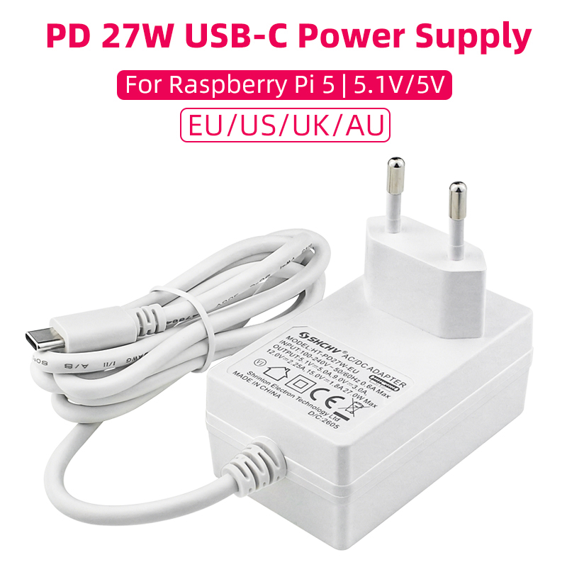 Raspberry Pi 5 5.1V 5A Power S - Women Accessories In Uk recension och pris
