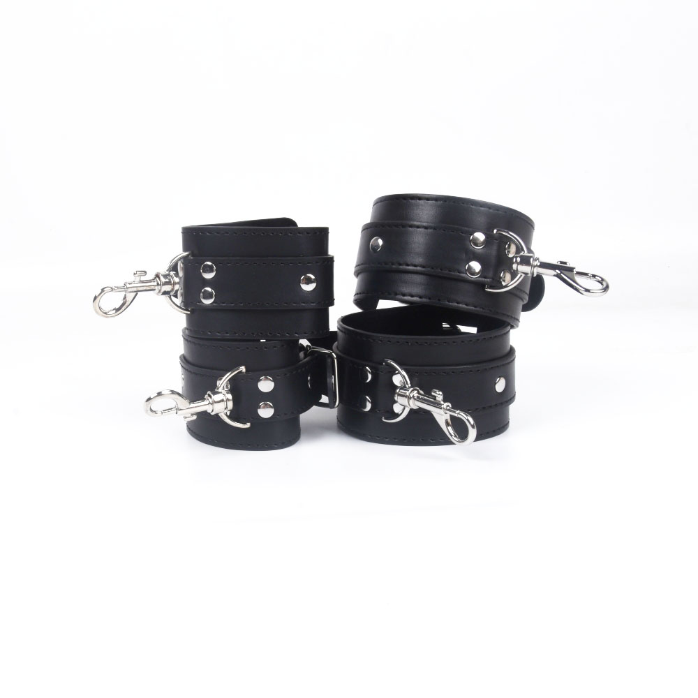 Adjustable Leather Handcuffs f - Women Accessories Combo recension och pris