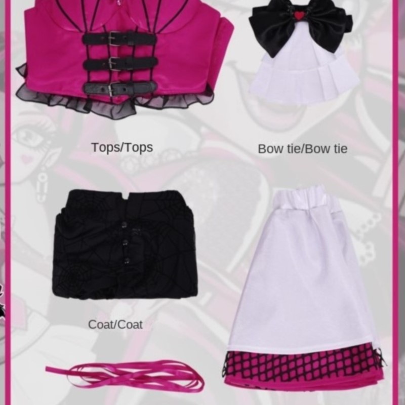 Anime Vampir Draculaura Cospla - Women'S Vampire Accessories recension och pris