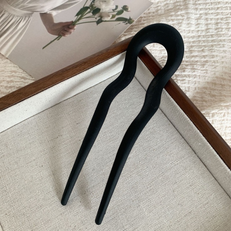 1/4pcs Simple Frosted U-Shaped - Women Accessories On Sale recension och pris