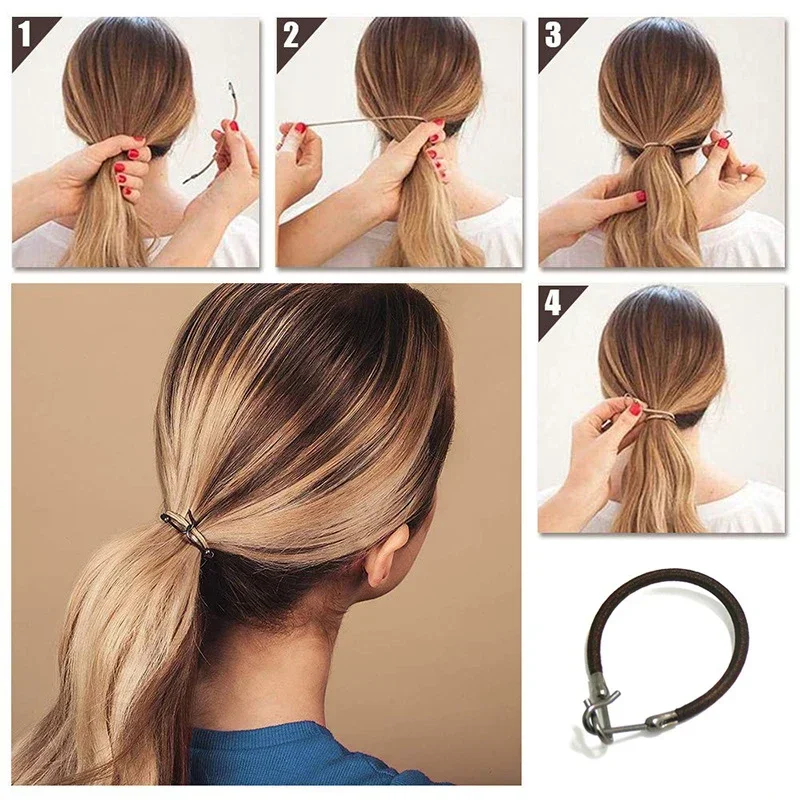 5/10PCS Ponytail Rubber Elasti - Women Accessories Combo recension och pris